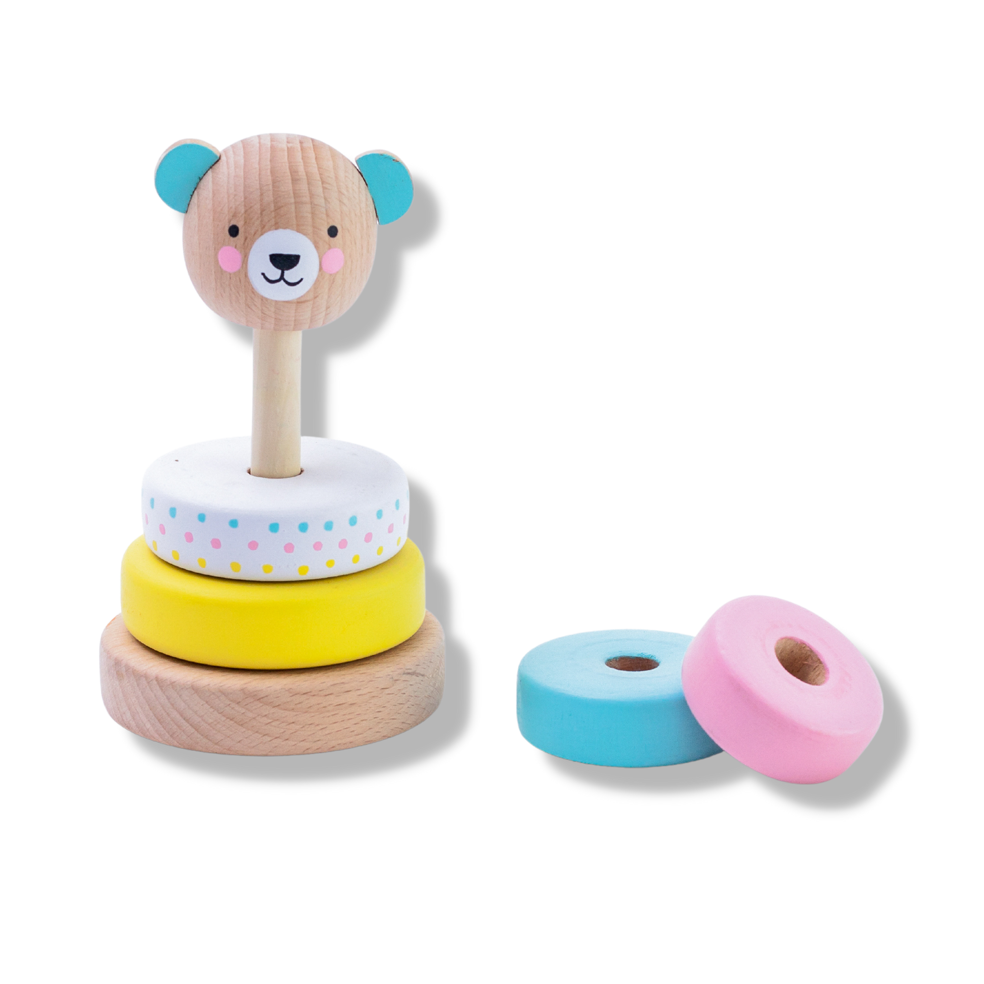 Buy Bear Wooden Stacker - SkilloToys.com