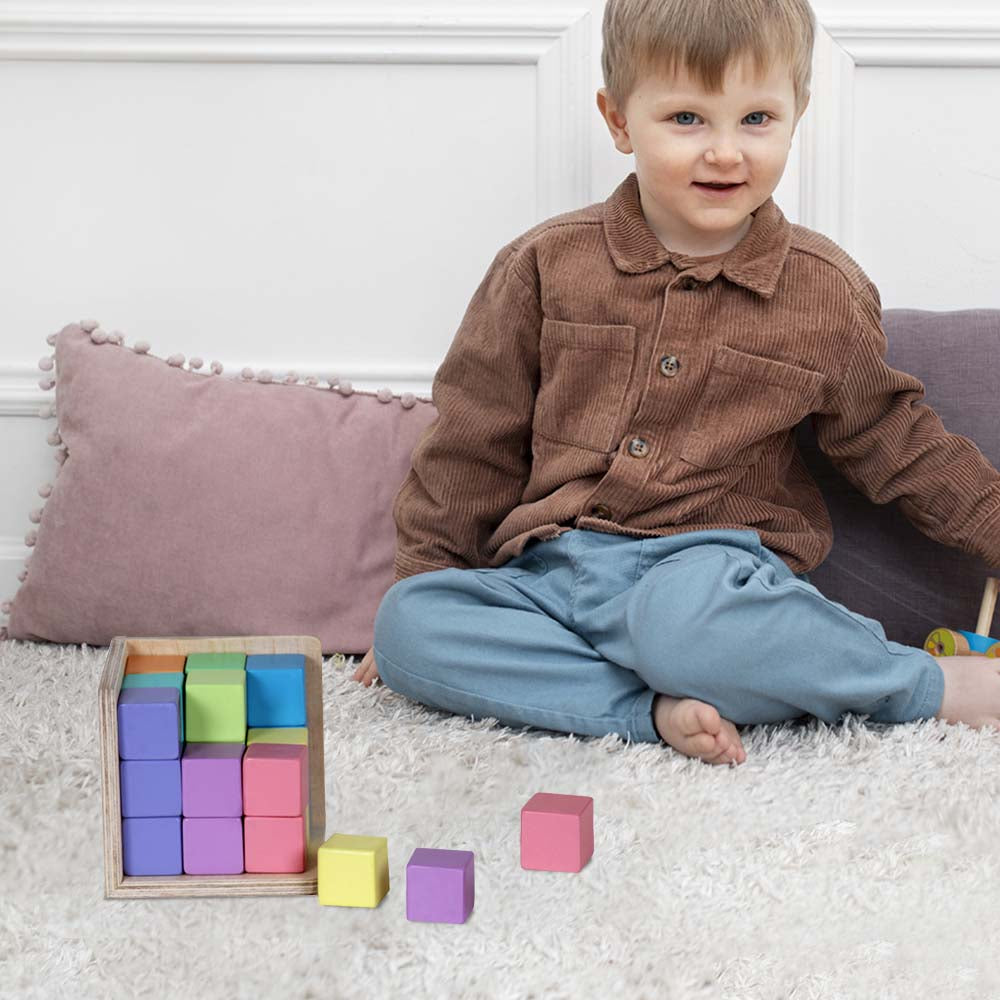 Buy The Wooden Stacking & Sorting Cube - SkilloToys.com