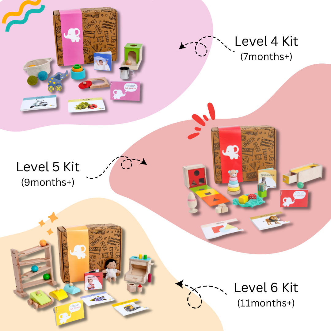 Buy Montessori Play Kit Level 4 Advance - 7 Months+ Babies - SkilloToys.com