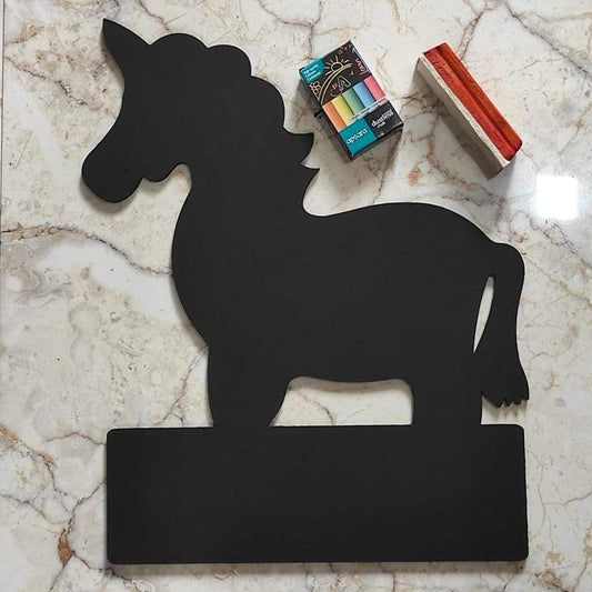 Buy Wooden Unicorn BlackBoard - SkilloToys.com