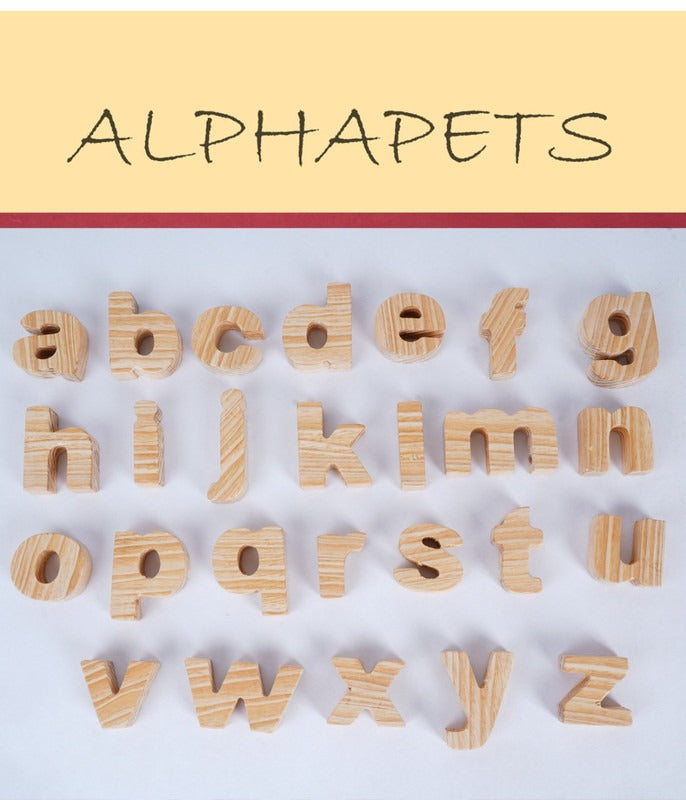 Buy Wooden Alphabets Lowercase - Jumbo - SkilloToys.com
