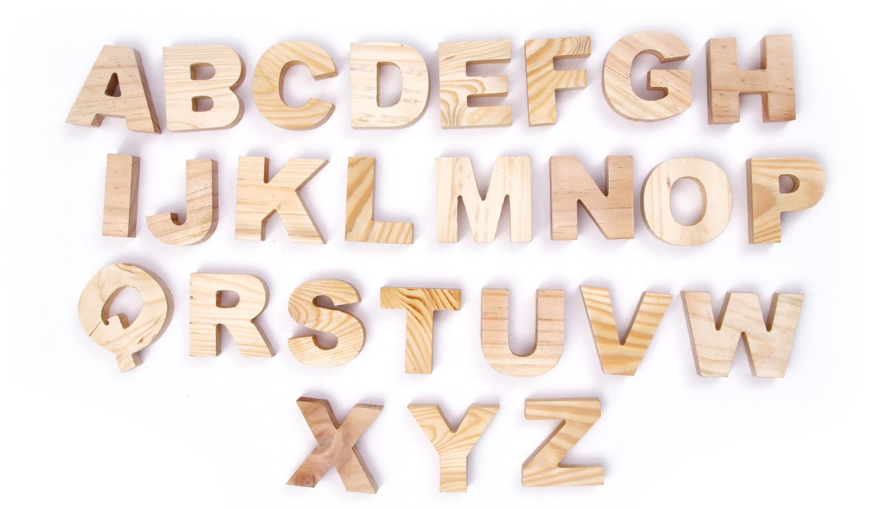 Buy Wooden Alphabets Uppercase Letters - SkilloToys.com
