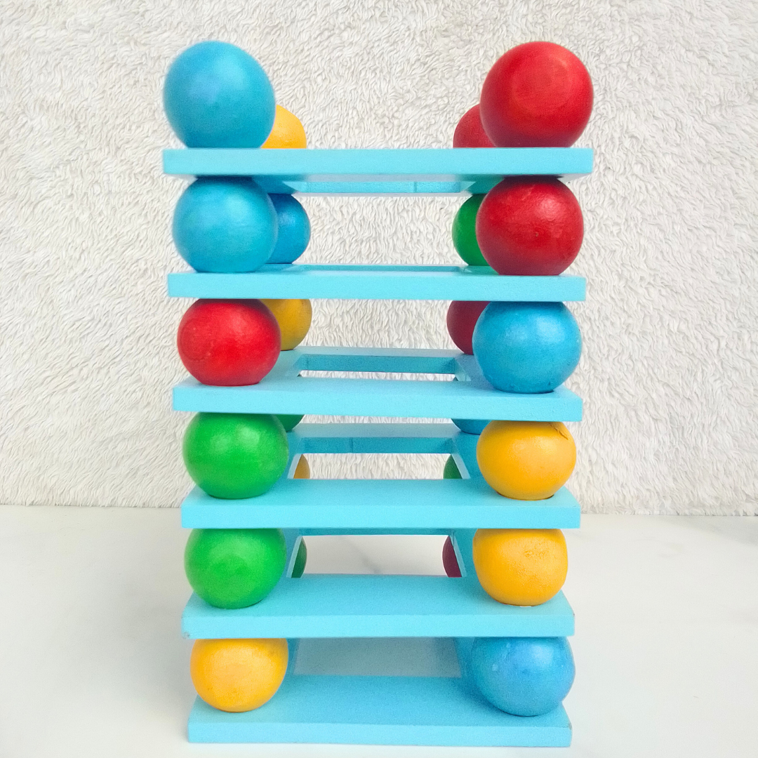 Stackable Ball Tower Buy Wooden Ball Stacking Tower - SkilloToys.com