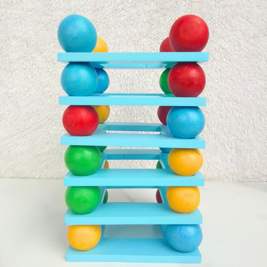 Buy Wooden Ball Stacking Tower - SkilloToys.com