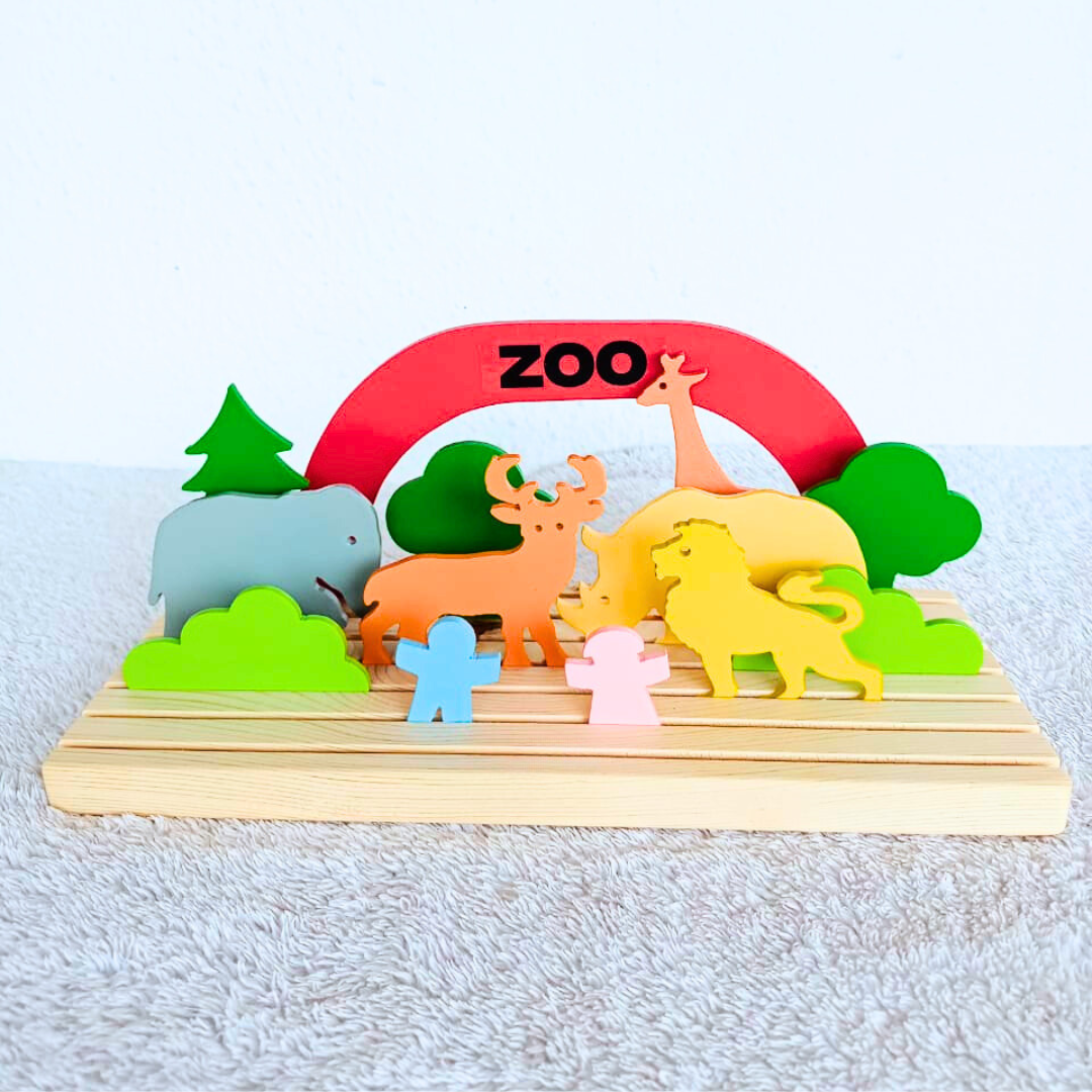 Buy Wooden Plan Your Zoo Toy - SkilloToys.com