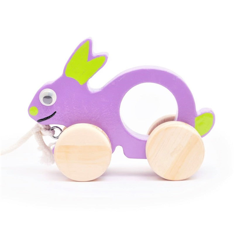 Buy Wooden Rabbit Pull Along Toy - SkilloToys.com