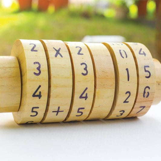 Buy Wooden Learning Maths Calculator - SkilloToys.com